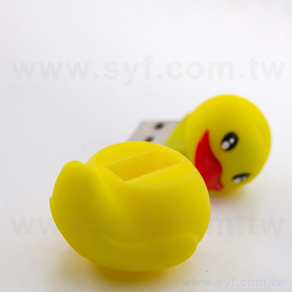 隨身碟-造型USB禮贈品-黃色小鴨矽膠隨身碟-客製隨身碟容量-採購訂製推薦禮品-1083-5